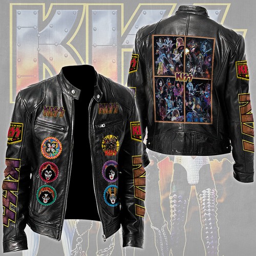 Kiss motorcycle leather - leather, jacket