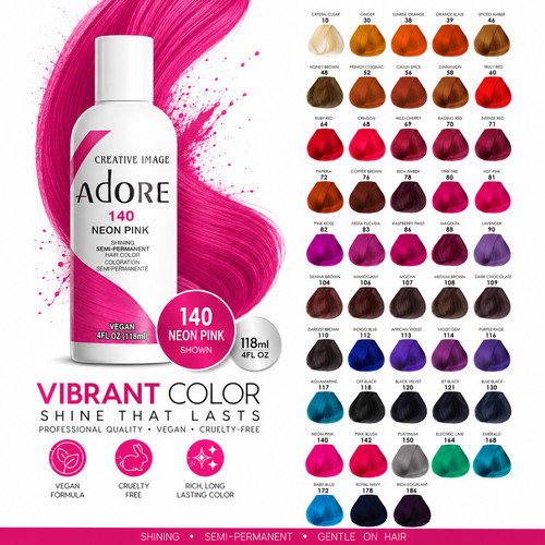 Adore semi permanent hair dye - adore, semi-permanent