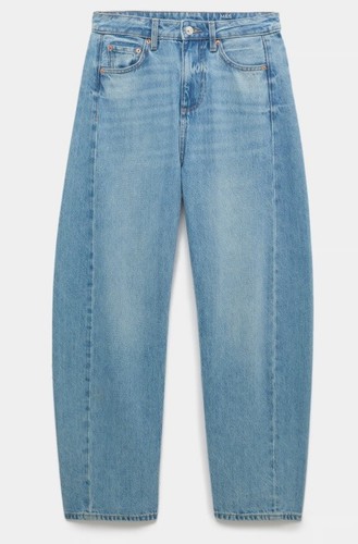 Mid rise barrel - mid, jeans