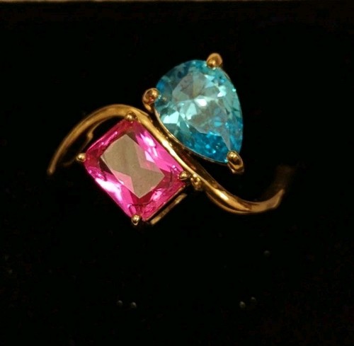 Indigo lune ring with - indigo,