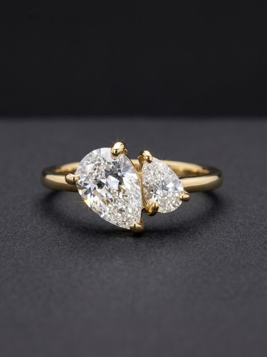 Indigo lune double ring size - lune,