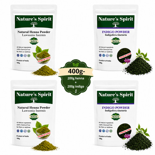Henna indigo powder 400g - henna, +