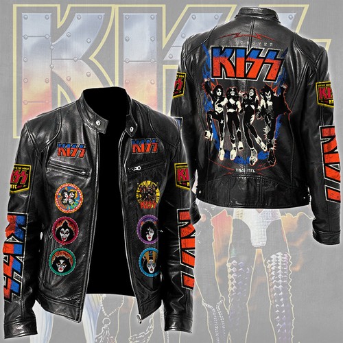 Kiss motorcycle leather - kiss, jacket