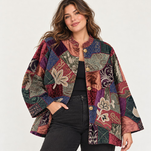 Indigo moon vintage velvet - moon,