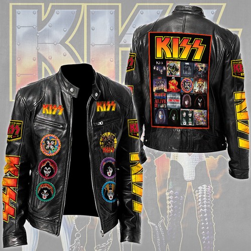 Kiss motorcycle leather - leather, jacket
