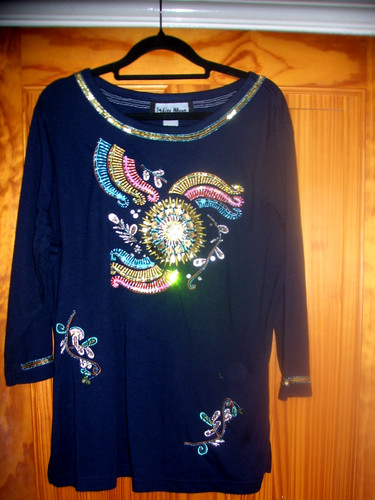 Indigo moon blue - indigo, sleeve