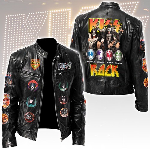 Kiss motorcycle leather - motorcycle, jacket